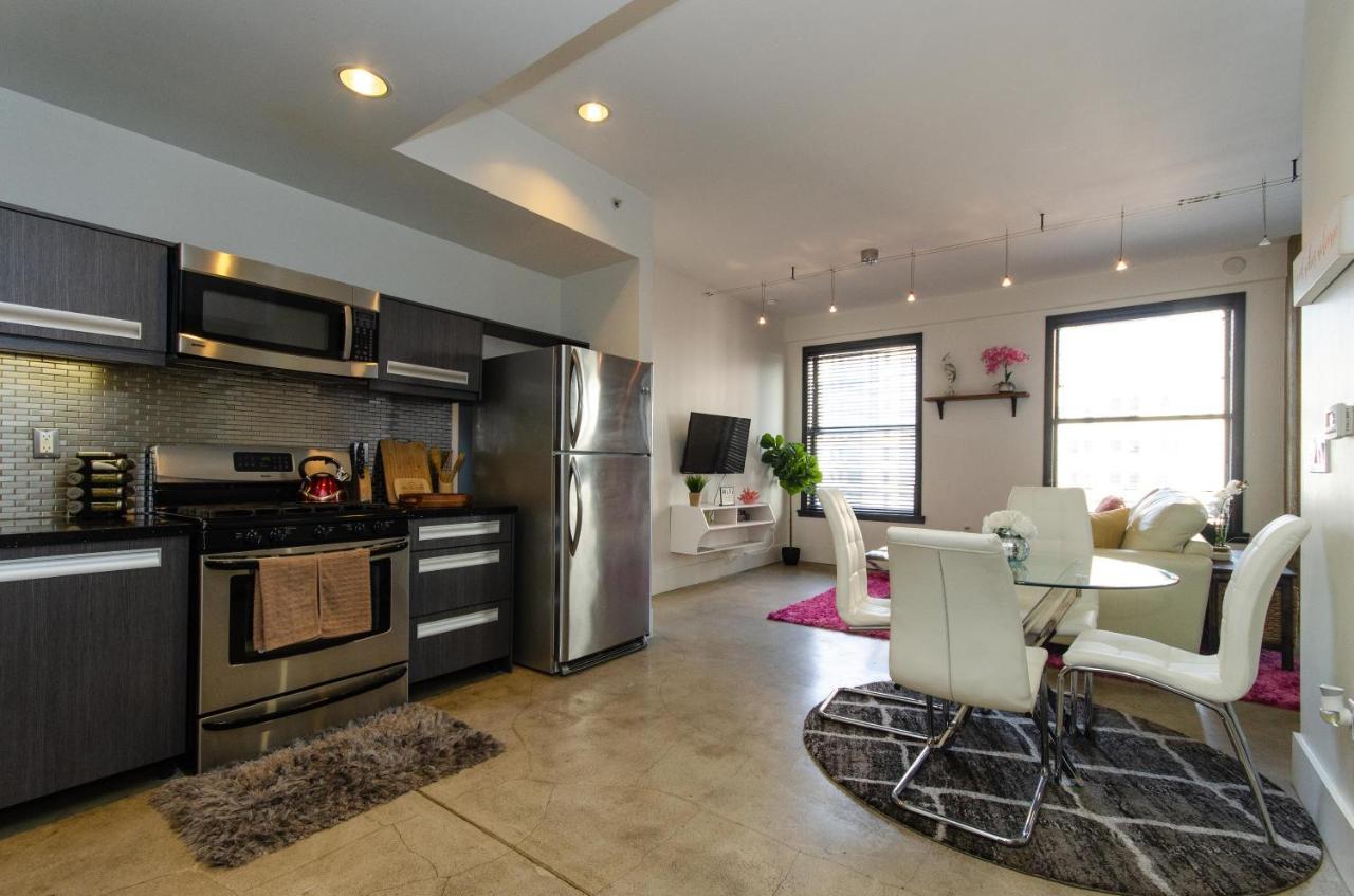 Ferienwohnung Modern Loft With Rooftop Lounge In Dtla Los Angeles Exterior foto
