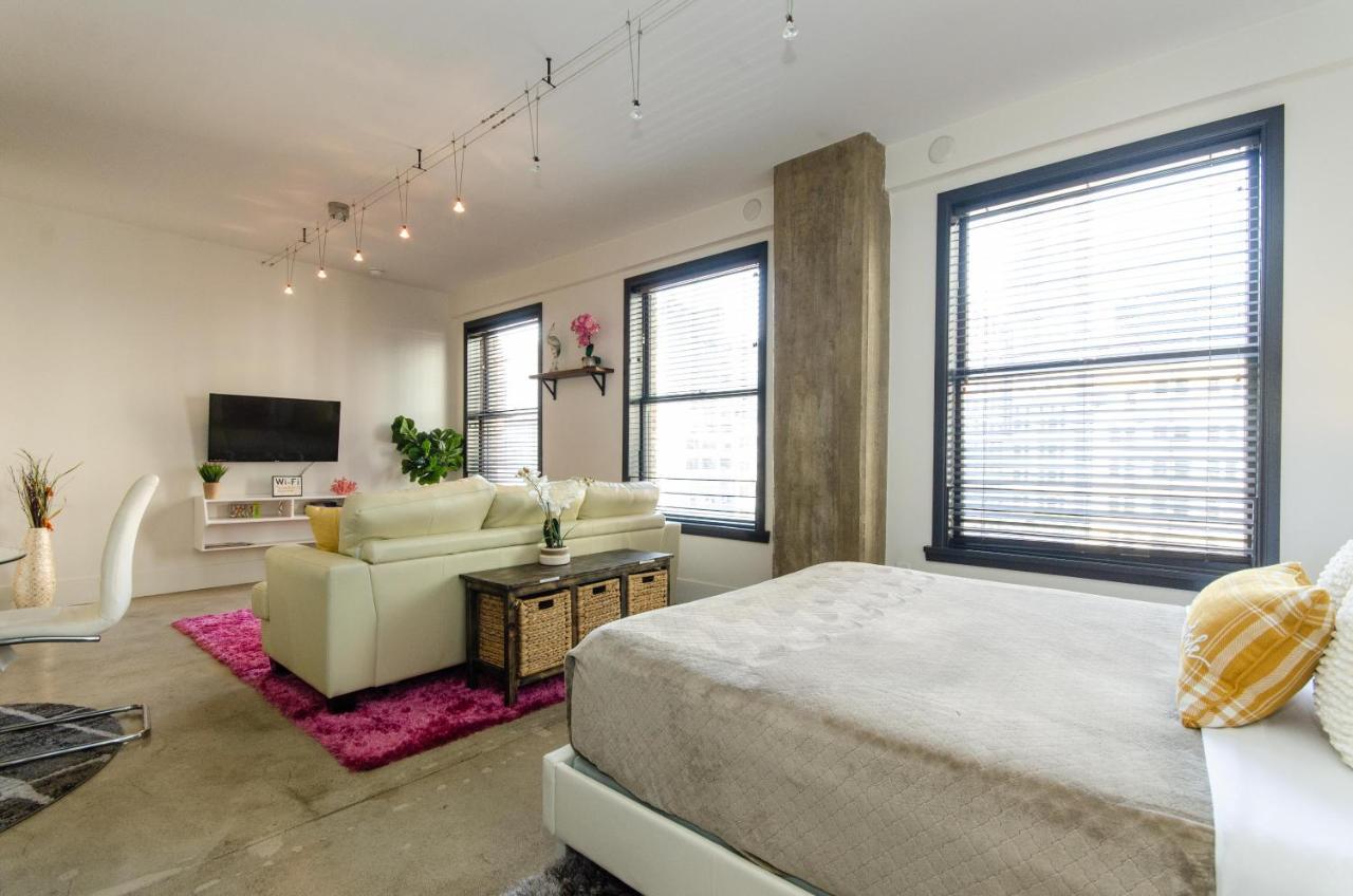 Ferienwohnung Modern Loft With Rooftop Lounge In Dtla Los Angeles Exterior foto